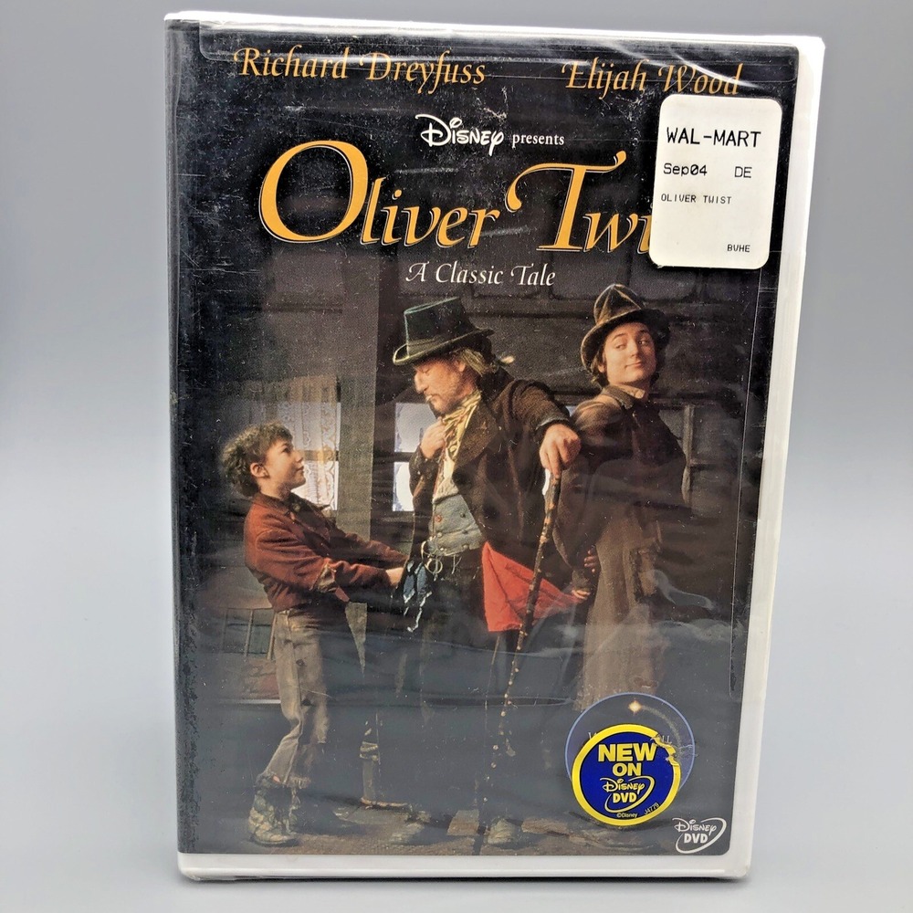 Oliver Twist Disney A Classic Tale DVD 1997 Richard Dreyfuss Elijah Wood New